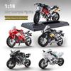 Cross-border Alloy Motorcycle Model: Racing Toy with Sliding Linkage Parts