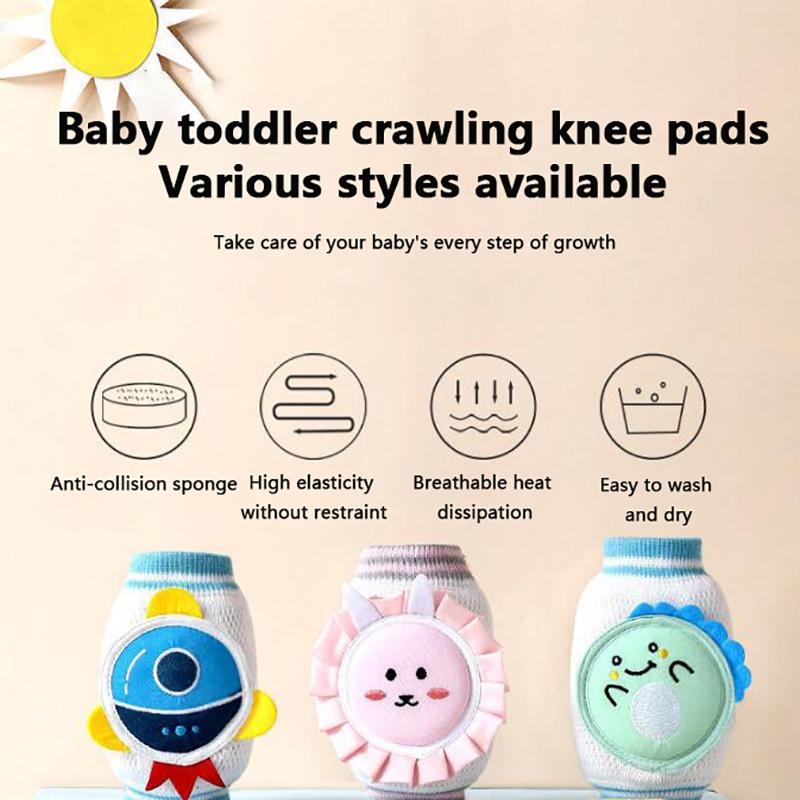 Детский защитный наколенник для ползания, налокотник, подушка, летний протектор для младенцев и малышей, защитные наколенники для детей, гетры для ног
