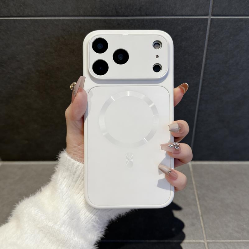 AG Матовый Чехол для телефона Instantly Turn 17 для iPhone 17 16 15 14 13 Pro Max Роскошный Большой Окно для Magsafe Магнитная Крышка