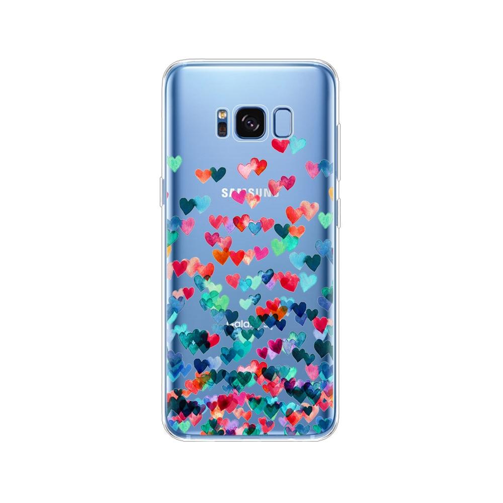 Чехол для Samsung Galaxy S8 PLUS Мягкий силиконовый чехол TPU Чехол для Samsung S8 Plus Чехол Полная защитная задняя крышка на 360 градусов