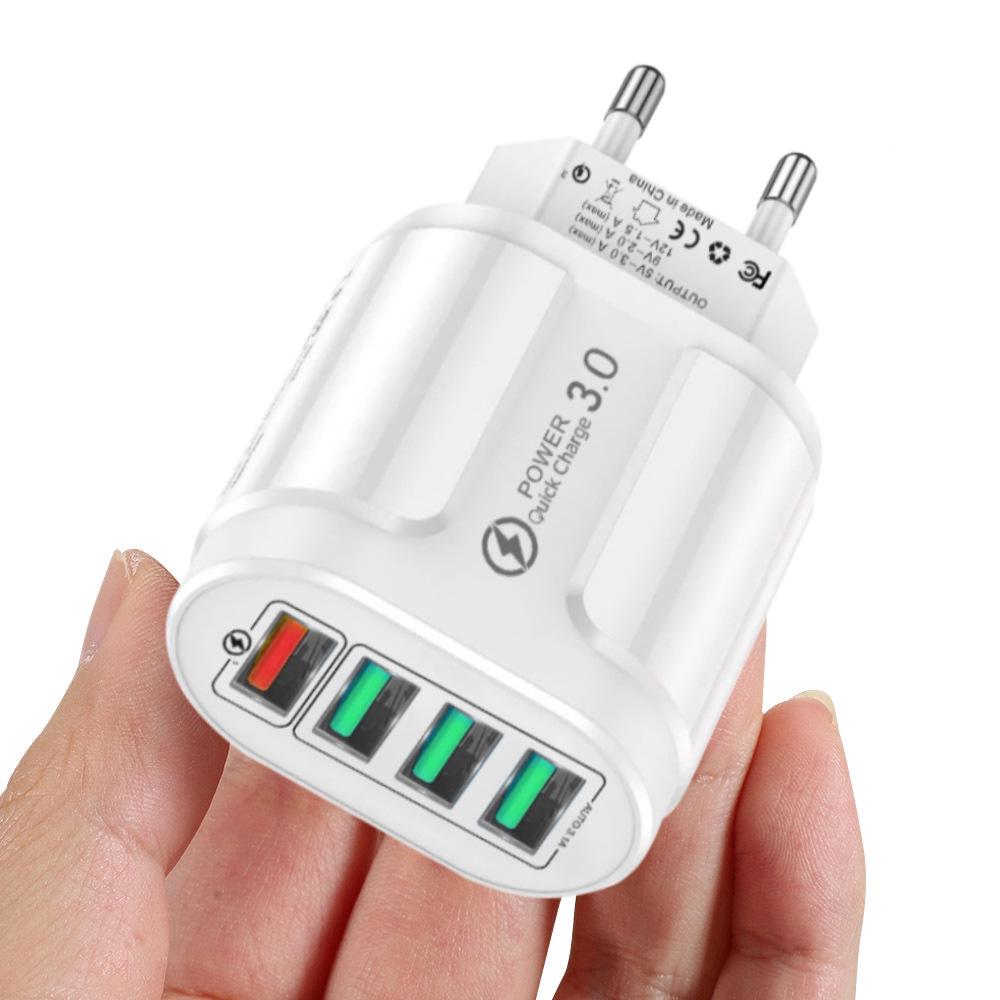 PD33W GaN QC3.0 Многопортовое EU Зарядное устройство 9V/12V Адаптер Быстрой Зарядки