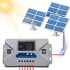 Адаптивный контроллер солнечной энергии 12В/24В Алюминиевый солнечный контроллер заряда аккумулятора LCD Дисплей Для PWM 20A Солнечный контроллер заряда