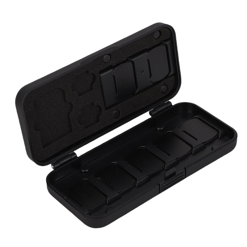 Lens Filter Case Fit for Pocket 3 Built In Sponge Flip Open Anti Scratch Wide Angle Macro Lens Memory Card Storage Box