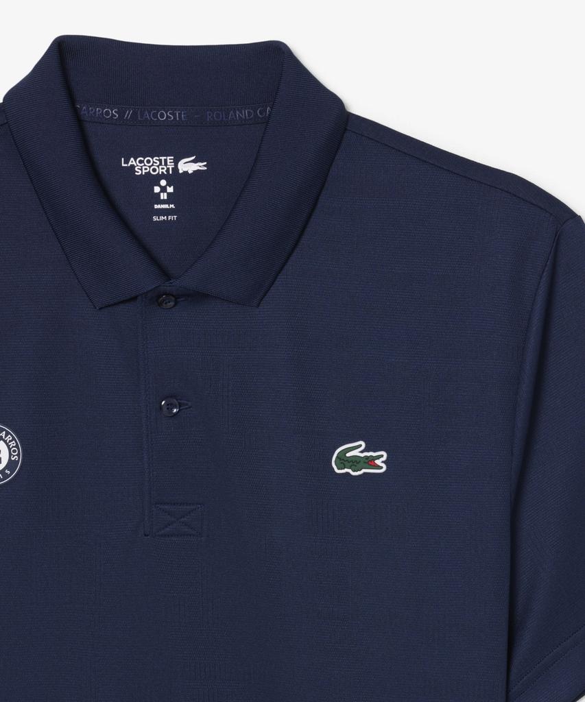 LACOSTE Мужская футболка-поло с коротким рукавом Roland Garros Даниил Медведев Dh0334-56G 166