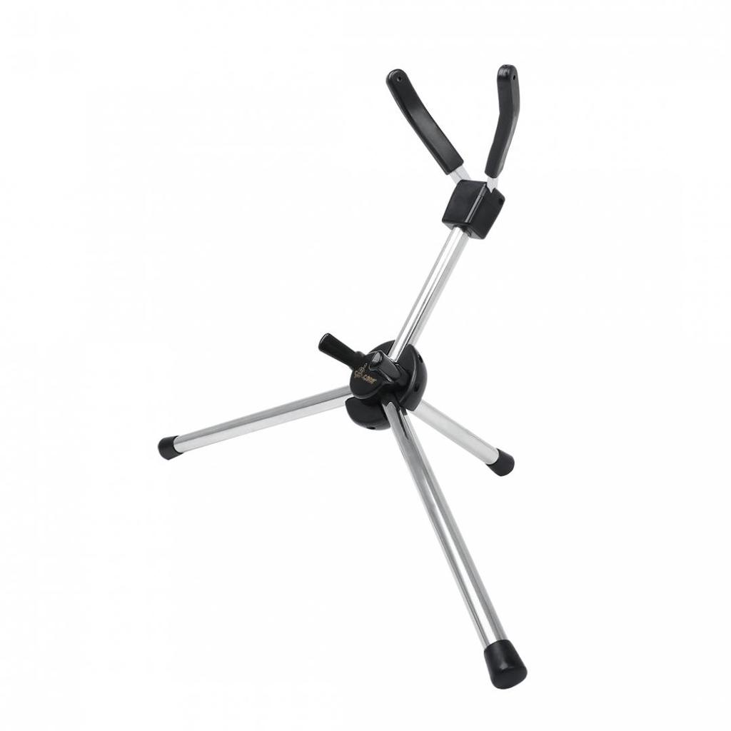 Foldable Alto Tenor Soprano Saxophone Stand Sax Tripod Holder Stainless Portable Sax Tripod Holder