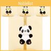 Charming Panda Keychain Plush Short Plush Stuffed Animal Bag Accessory