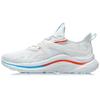 Li Ning Flow Cloud Shock Absorption Non-Slip Wear-Resistant Low-Top Running Shoes Men Running Shoes White Blue Orange AGLR033-3
