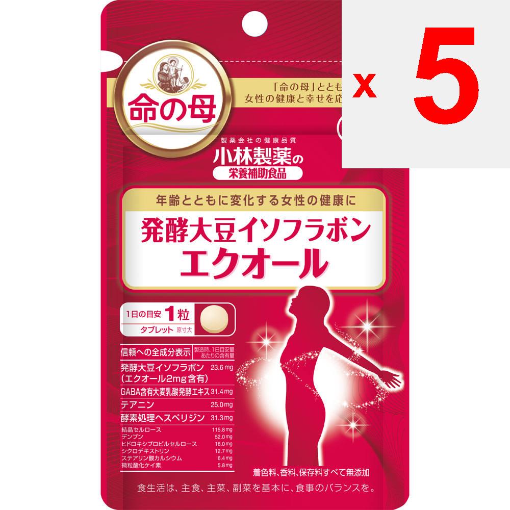 KOBAYASHI Pharmaceutical Kobayashi Pharmaceutical Nutritional Supplements Пищевая добавка из ферментированного соевого изофлавона Equol 30 капсул Соя