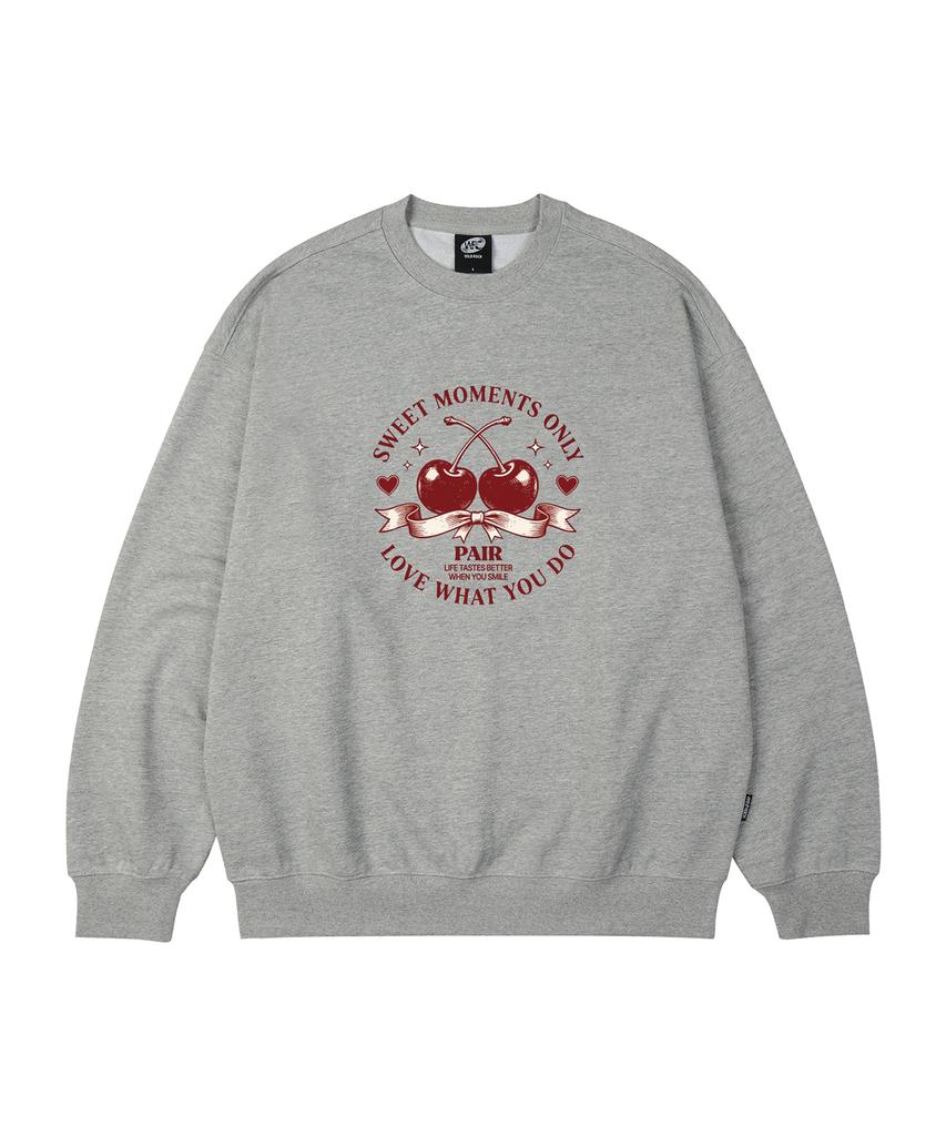 WILDROCK Cherry Pear Oversized Sweatshirt_9 Col (B Type)