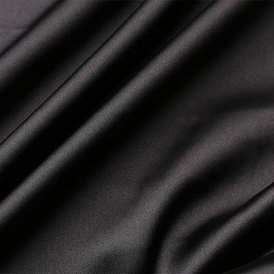 Импортная 395-я плотная однотонная атласная ткань, подходящая для свадебных платьев, вечерних нарядов и тканей для ручной работы DIY