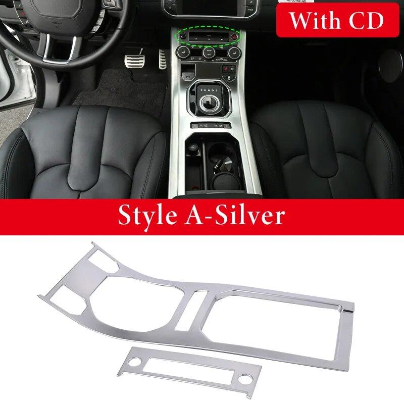 ABS Chrome для Land Rover Range Rover Evoque 2011-2018 салон автомобиля коробка передач консоль украшения крышка наклейки аксессуары