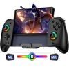 Контроллер Elekasumi Switch с ручным режимом, совместимый с Rapid App, черный (Совместимо с Switch/Switch OLED) Универсальный беспроводной/9-цветный