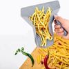 Пластиковый совок для чипсов с одной/двумя ручками, упаковщик для попкорна, лопатка для картофеля фри, ресторан быстрого питания