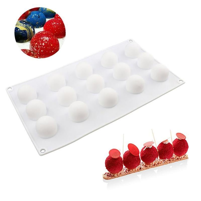 1 шт. белая силиконовая форма для мусса, форма для французского десерта, торта, сердце и круглая форма для выпечки кексов, мусс