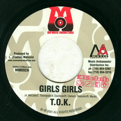 7-дюймовая пластинка T.O.K. - Девочки Девочки MM092 Mo' Music Produ 2001 США Регги, Ска и Даб Б/У