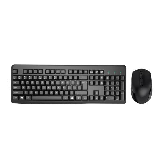KM63 Durable Wireless Keyboard Mouse Set Low Latency 2.4GHz Typewriter