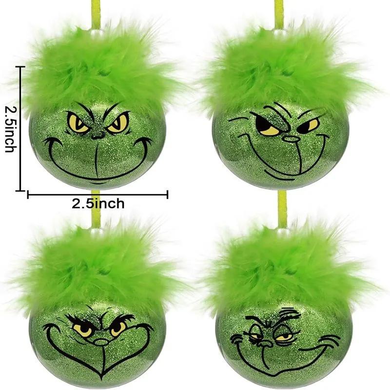 Christmas Elf Ornaments Set 6 cm Diameter Pack of 12