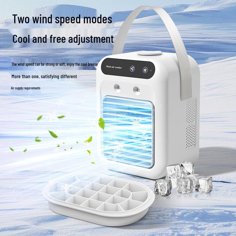 Portable Mini Desktop Air Conditioner Fan - Compact Summer Cooling Solution