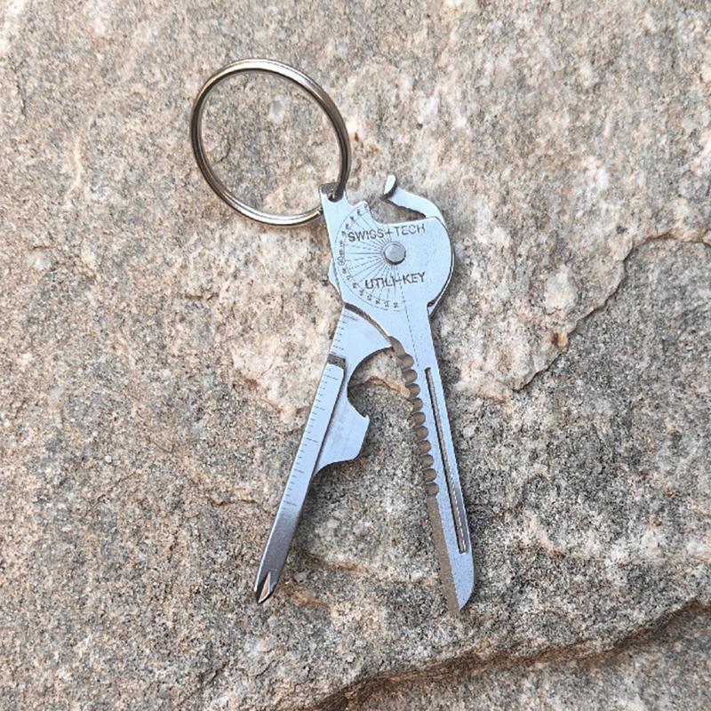 Pocket Keychain Multitool Keys Shape Ring Opener Escape Outdoor Tool Accessories