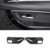 2pcs/Set Real Carbon Fiber Car Interior Door Handle Bowl Cover Trim For BMW 3 4 Series F30 F32 F35 316i 318i 320li