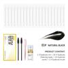 Black Brown Semi-permanent Eyebrow Dye Accessories Complete Eyebrow Dye Set Lasting and Non-fading Eyebrow Dye