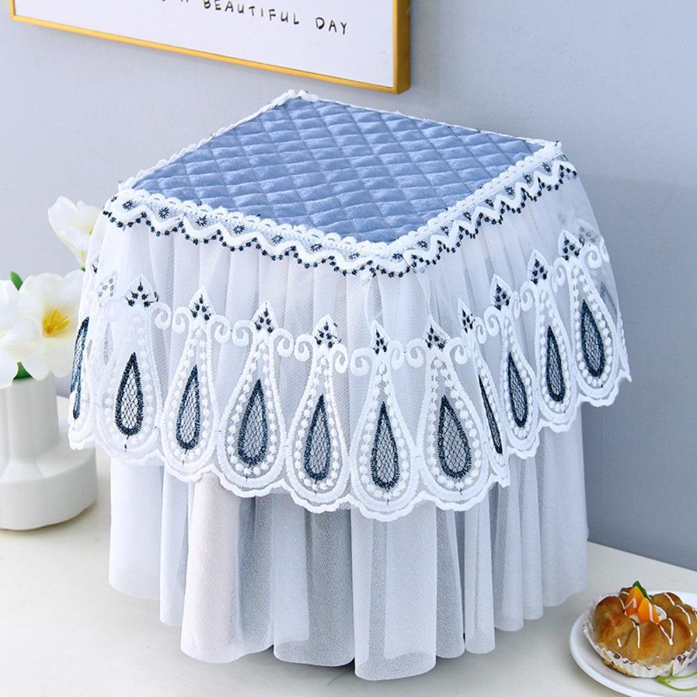 Lace Air Fryer Dust Cover Pastoral Style Cooker Protector Appliances Dustproof Cover Air Fryer