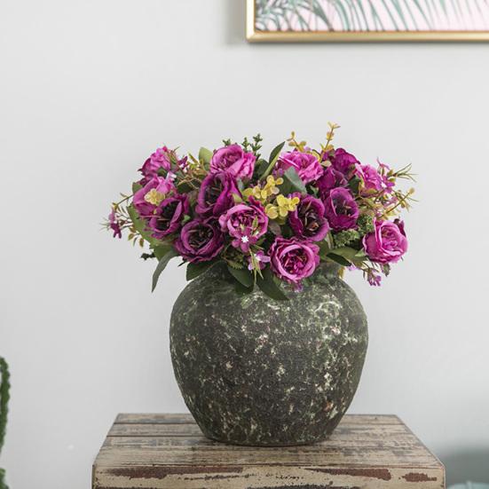 1шт искусственный цветок роза DIY производительность сад свадьба домашняя вечеринка фото реквизит