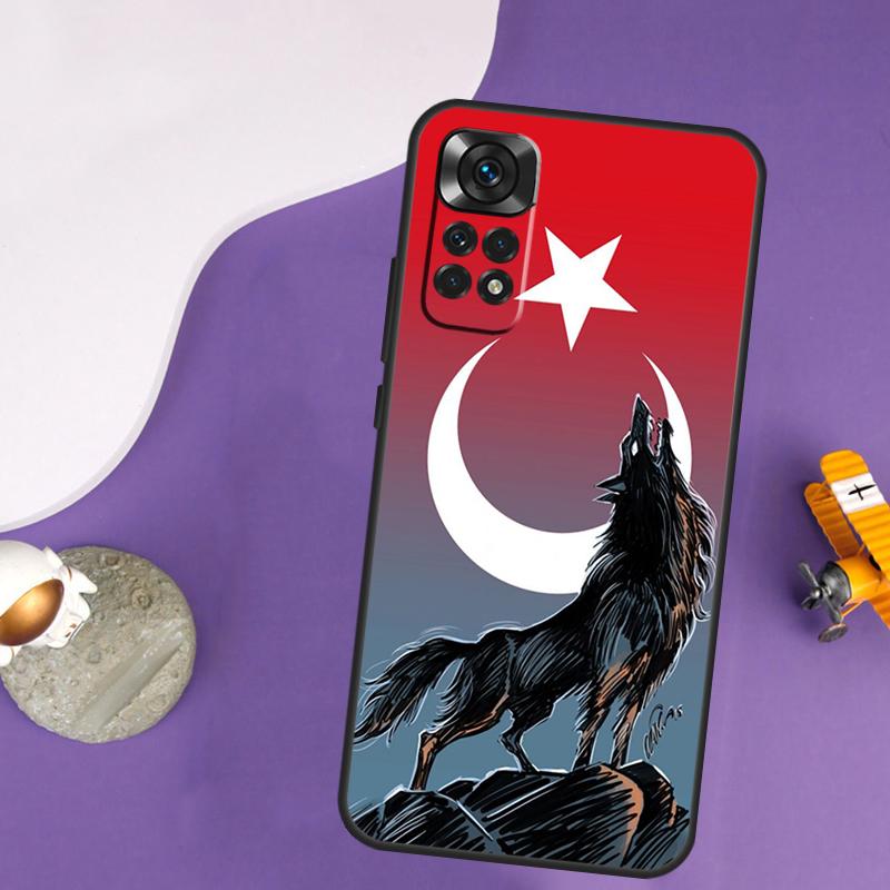 Турция Волк Мустафа Кемаль Ататюрк Чехол Для Xiaomi Redmi Note 13 Pro 14 12 9 10 11 Pro 10S 11S 12S Redmi 10C 13C 14C 12C Чехол
