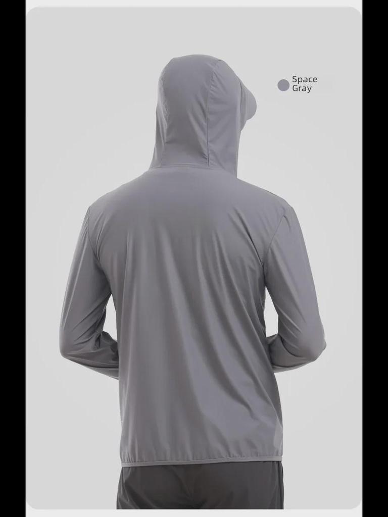 Унисекс Летняя одежда Ice Silk с защитой от ультрафиолета: Дышащая и модная защита от солнца для рыбалки.