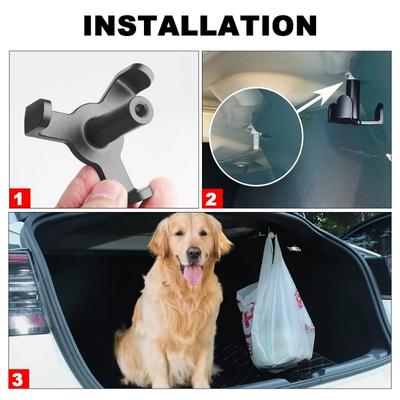 Новый алюминиевый крючок для сумки для покупок в багажнике для Tesla model 3 2018-2025 автомобильный прицеп крючок для сумки для покупок в багажном отделении перчаточный мешок