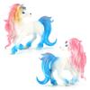 Unicorn Rainbow Horse Doll Figure Model Cake Decoration Static Ornament Children'S Toy