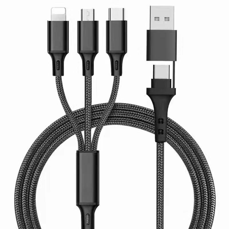 Braided 5-in-1 Huawei Type-C PD Charging Cable