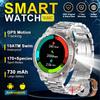 GPS-смарт-часы Adventure GPS Ultimate Military Edition, AMOLED, водонепроницаемость 10 ATM, аккумулятор 730 мАч, Bluetooth-звонки, часы, мужские спортивные часы