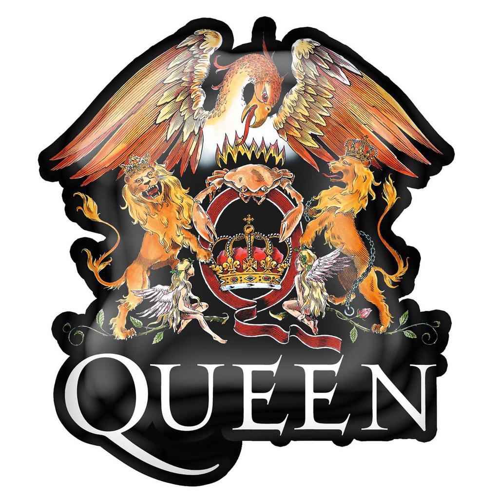 Queen Enamel Crest Badge