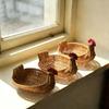 Имитация животного плетеная корзина для хранения из ротанга, бытовая корзина для хранения, декоративная корзина для фруктов, игрушек, ручная работа