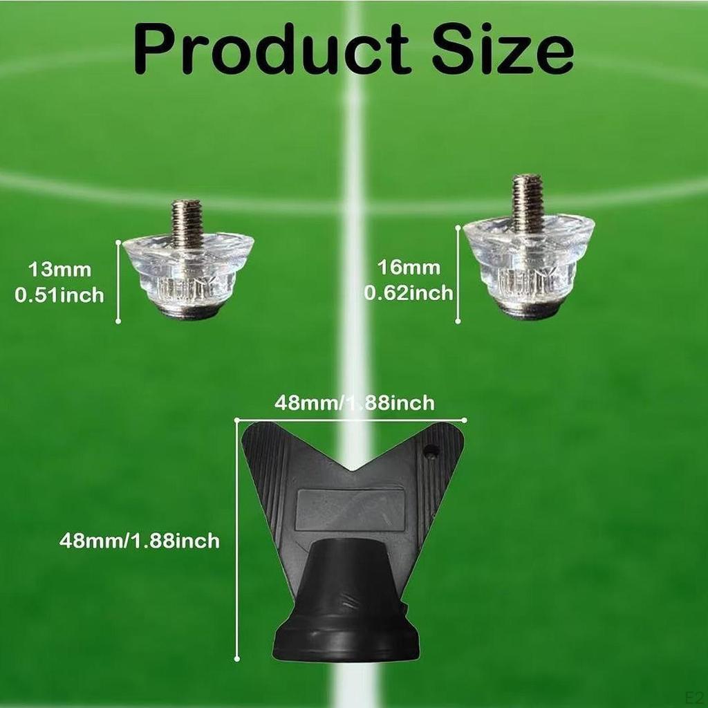 12 шт. шипов для футбольной обуви, бутсы для футбольных бутс, бутсы для газона, легкой атлетики и твердого грунта, сменные шипы для