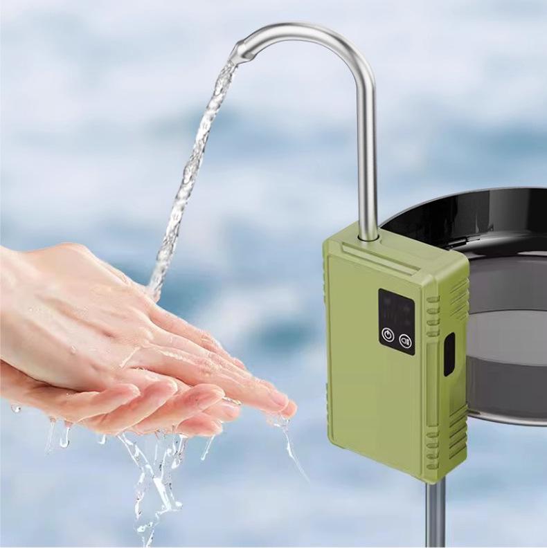 Портативный умный индукционный диспенсер и насос для кислородной воды для использования на открытом воздухе