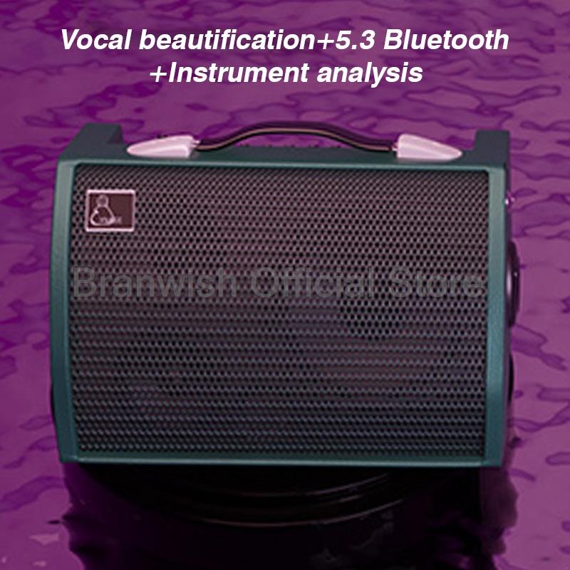 200 Вт Мощный Гитарный Усилитель 8 дюймов 3-полосный Hifi Bluetooth Динамики 4 Ом Портативный В/Уличный Сабвуфер Для Домашнего Кинотеатра KTV TV