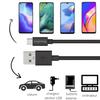 Lot 2 Cables 20cm USB-C Noir pour Realme GT 5G / GT Master / GT Neo2 / C25s Phonillico®