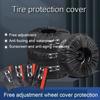 1PCS Universal Car Spare Tire Covers Case Auto Wheel Tires Storage Bags 210D Oxford Cloth Dust-proof Protector Car Styling