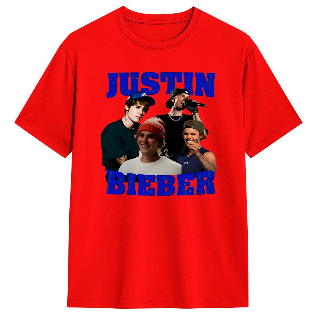 Унисекс Женская Футболка JJustins BBiebers Винтажные Бутлеги Футболки Мода Летняя Футболка Стритвир Хлопковая Одежда Подарок