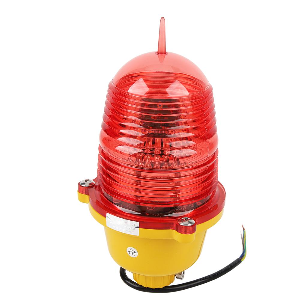 Aviation Obstruction Light Super Bright Impact Resistant Aviation Obstruction Light for Marine Boat AC220V Constant