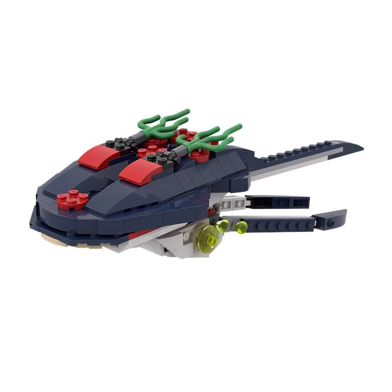 Bricklink Идеи Subnautica Монстры Глубин 31088 Морской Голодный Акула Мир Креативные Строительные Блоки Детские Игрушки Рождественский Подарок