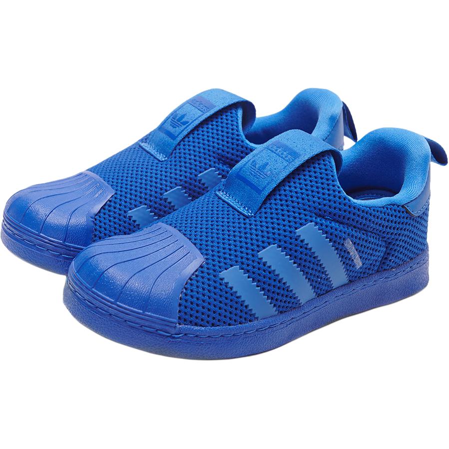 adidas Originals Superstar 360 I Удобные Мягкие Низкие Кроссовки для Ходьбы Детская Обувь Синий S32135