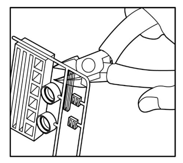 Мини-пластиковые кусачки 3.peaks, 100 мм, MPN-100