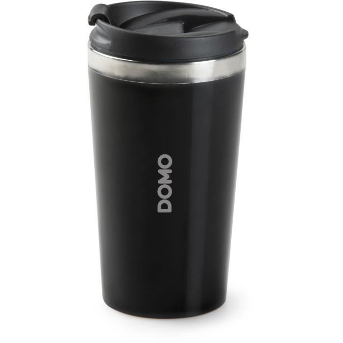 Cafetiere filtre - DOMO - DO733K - 900 W - 4 a 10 tasses - Ecran LCD - 3 intensités - Avec fonction Ice coffee - Noir