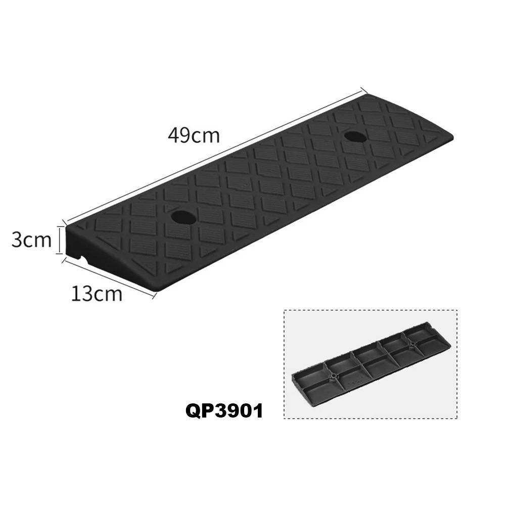 Tire Plastic Slope Pad Car Truck Bicycle Accessories Anti Slip Threshold Ramp Traffic Triangle Pad Deceleration Belt Step
