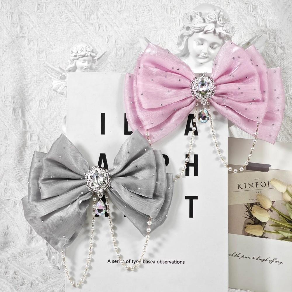 Pearl Hair Clips Princess Hairpins New Hair Ribbon Children Gifts