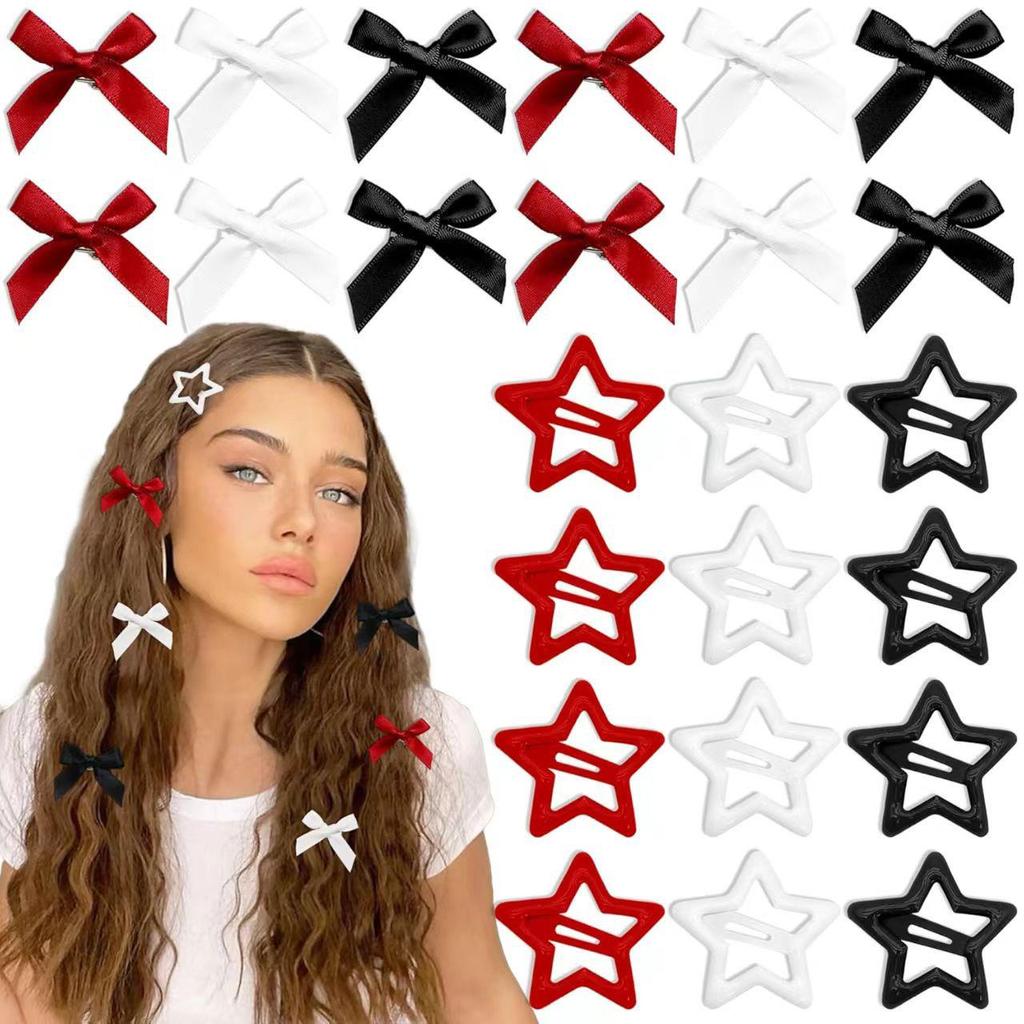 Заколка-уточка с бантом в балетном стиле 4 см: Дофаминовый Сладкий Плетеный Аксессуар для Волос