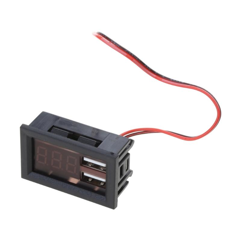 8 В-40 В светодиодный цифровой вольтметр для измерения батареи автомобиля мотокросса измеритель тестер панель авто морской мотоцикл